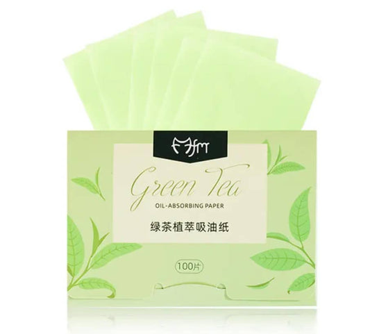 OIL CONTROL BLOTTING SHEET - GREEN TEA