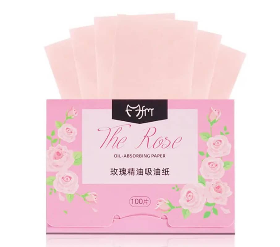 OIL CONTROL BLOTTING SHEET - ROSE