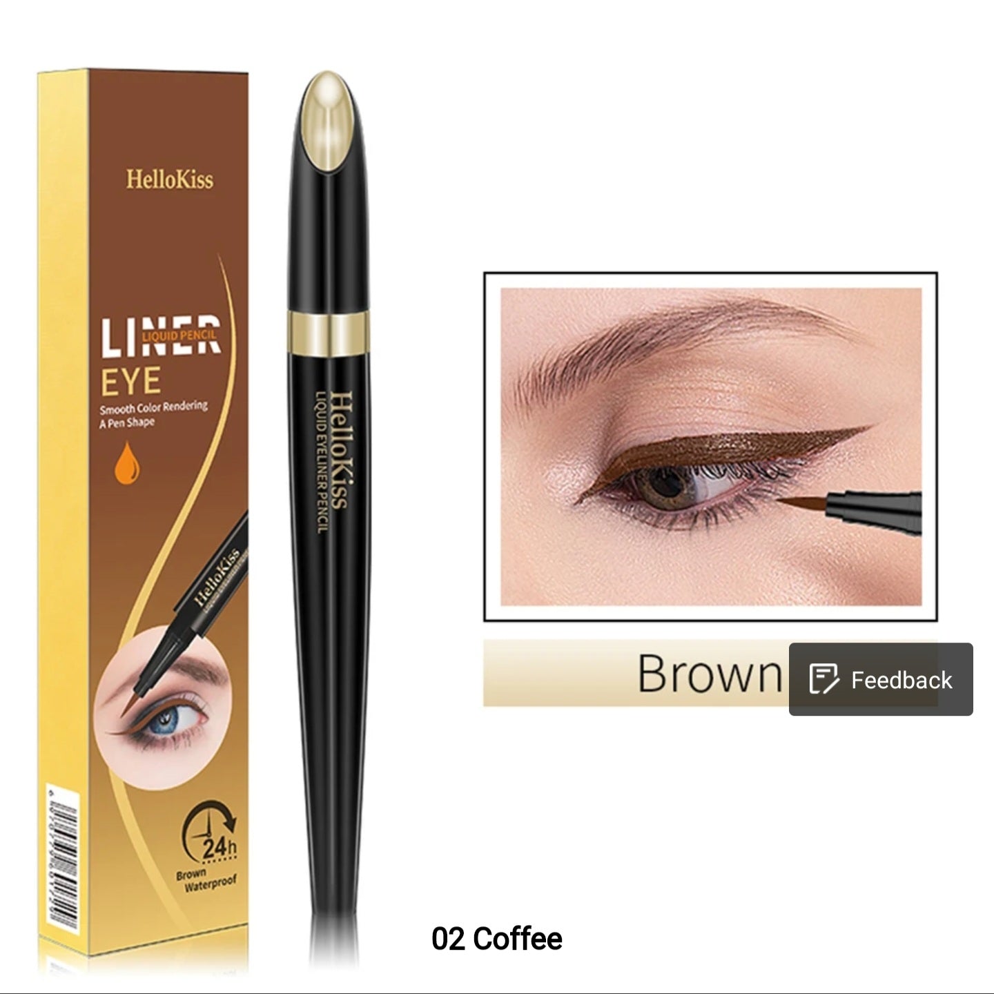 ALL DAY MATTE EYELINER PEN - BROWN